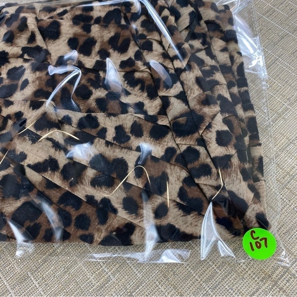 TORN By Ronny Kobo Leopard Cheetah Print Layered Mini Skirt Sz M - Picture 10 of 10